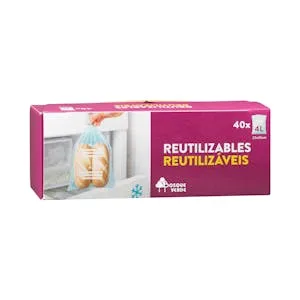 Bolsas Congelación Medianas Bosque Verde Reutilizables 1 UD