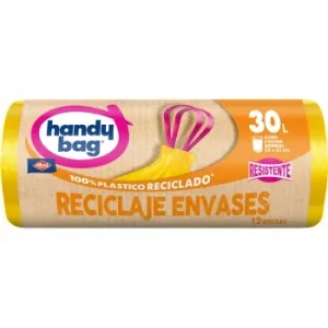 Bolsas de Basura Envases Plástico Reciclado Carrefour Essential 30 L. 30 Ud