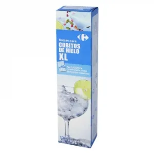 Bolsas para Cubitos de Hielo XL Carrefour 10 Ud.