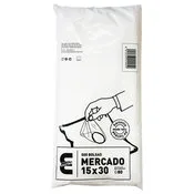 Bolsas Plástico Mercado 15x30cm