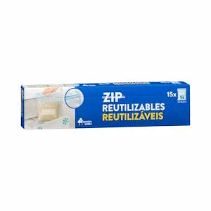 Bolsas Zip Congelación Grandes Bosque Verde Reutilizables 1 UD