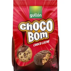 Choco Bom Galletas Recubiertas con Chocolate con Leche Gullon