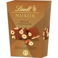 Bombón de Leche Lindt Nuxor Cornet, Caja 150 G