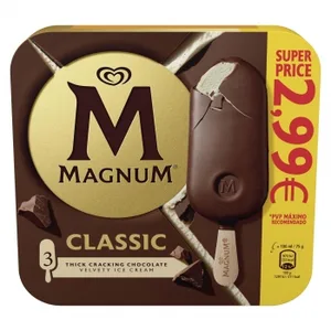 Bombón Helado Magnum Classic 3 Ud.
