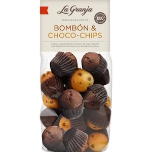Magdalenas Mini Bombón y Choco-chips la Granja