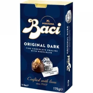 Bombones de Chocolate Rellenos de Praliné con Nueces Baci Orinigal Dark sin Gluten 175 G.