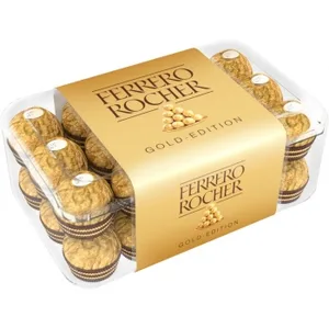 Bombones de Chocolate y Avellana Ferrero Rocher Estuche 30 Ud.