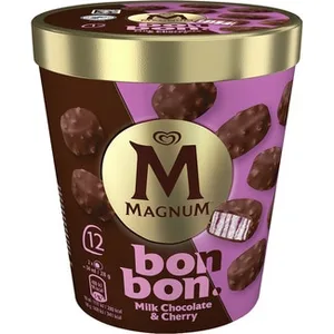 Bombones Helados Milk Chocolate & Cherry 12 Unidades Magnum Bonbon