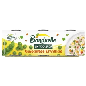 Bonduelle Guisantes un Toque de Pack 3 Uds. X 65 G 195 G