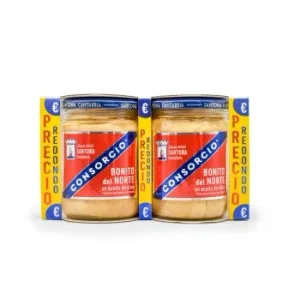 Bonito del Norte en Aceite de Oliva Consorcio Pack de 2 Tarros de 260 G.