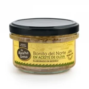 Bonito del Norte en Aceite de Oliva de Nuestra Tierra 125 G.