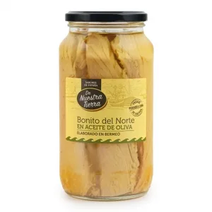 Bonito del Norte en Aceite de Oliva de Nuestra Tierra 600 G.