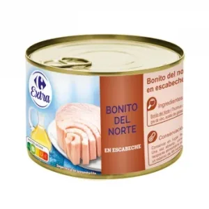 Bonito del Norte en Escabeche Extra Carrefour 750 G.