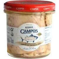 Bonito en Aceite de Oliva de Costera Campos, Frasco 315 G