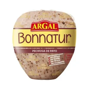 Argal Bonnatur Pechuga de Pavo Entera, Cortada en Lonchas - Loncha Normal 2 a 3 Mm 127.5 G