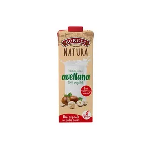 Borges Bebida Natural 100% Vegetal de Arroz y Avellanas  Natura1 L. 1000 ML