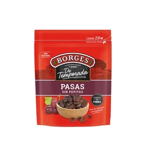 Borges Pasas sin Pepitas 250 G.