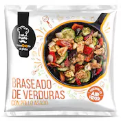Braseado de Verduras con Pollo Asado Dia al Punto 400 G