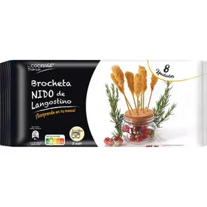 Brocheta Nido Langostino 8 Unidades Cocinarte