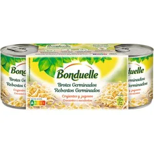 Brotes de Judía Mungo Pack de 3 Lata 3 X 90 Gr