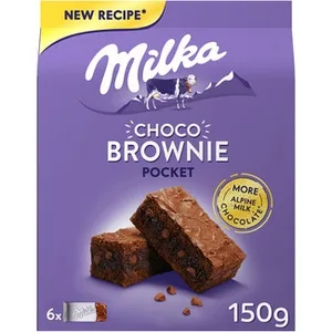 Brownie de Chocolate con Leche Milka 150 G