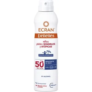 Bruma Protectora Infantil Viteox 80 Spf-50+ para Pieles Sensibles y Atópicas, Resistente al Agua Ecran Denenes