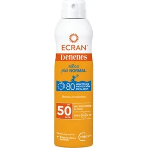 Bruma Protectora Solar Infantil Viteox 80 Spf-50 Resistente al Agua Ecran Denenes 250 ML