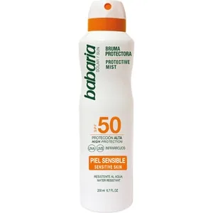 Bruma Protectora Spf-50 Pieles Sensibles Resistente al Agua Babaria