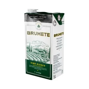 Brumete Vino Blanco de Mesa Brick 1 L. 1000 ML