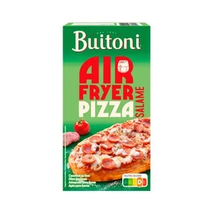 Buitoni Air Fryer Pizza Congelada de Salami y Queso, Especial Freidora de Aire 195 G.
