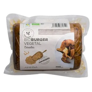 Ahimsa Burguer Vegetal de Cereales Ecológico Ahimsa 750 G.