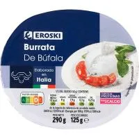 Burrata de Búfala Eroski, Tarrina 125 G