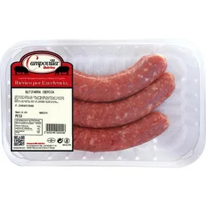 Butifarra de Cerdo Ibérico sin Gluten y sin Lactosa Campovilla