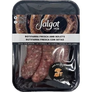 Butifarras Frescas con Setas sin Gluten y sin Lactosa Salgot