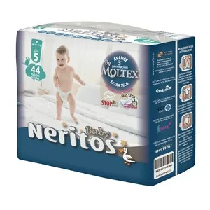 Neritos Baby By Moltex Pañales Talla 5 (13-18 Kg) 44 Uds.
