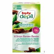 Byly Bandas Depilatorias Corporales Chocolate 12u