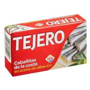 Tejero Caballitas de la Costa en Aceite de Oliva 32% Lata de 80 G.