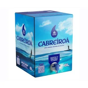 Cabreiroa  Agua Mineral  en Caja de Cartón 8 L. 8000 ML