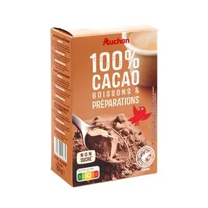 Producto Alcampo Cacao en Polvo Puro 100 % Cacao 250 G.