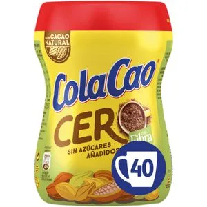 Cacao Soluble con Fibra 0% Azúcar 300 Gr
