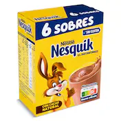 Cacao Soluble Instantáneo en Sobres Nesquik 6 X 13.5 G