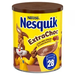 Cacao Soluble Instantáneo Extra Chocolate Nestlé Nesquik sin Gluten 390 G.