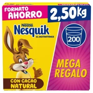 Cacao Soluble Instantáneo Nestlé Nesquik sin Gluten 2,7 Kg.