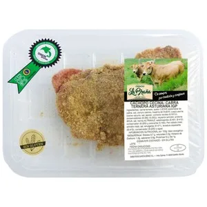 Cachopo de Ternera IGP Ternera Asturiana Relleno de Cecina y Queso Cabra la Braña 262.5 G