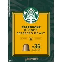 Café Blonde Expresso Comp. Nespresso Starbucks, Paquete 36 Uds