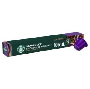 Café Cápsulas Avellana Starbucks Compatible con Nespresso 10 Ud.