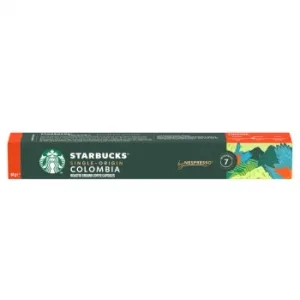 Café Cápsulas Colombia Starbucks Compatible con Nespresso 10 Ud.