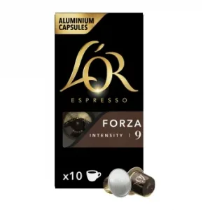Café Cápsulas Espresso Forza L'or Compatible con Nespresso 10 Ud.