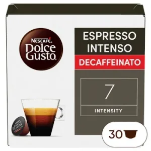 Café Cápsulas Espresso Intenso Descafeinado Nescafé Dolce Gusto 30 Ud.