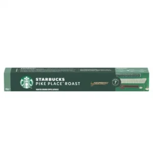 Café Cápsulas Pike Place Starbucks Compatible con Nespresso 10 Ud.